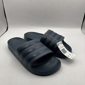 Adidas Adilette Aqua Unisex‎ Navy Slides Men's Size 8 Women's Size 9